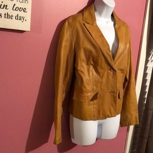 Hugo Buscati leather blazer